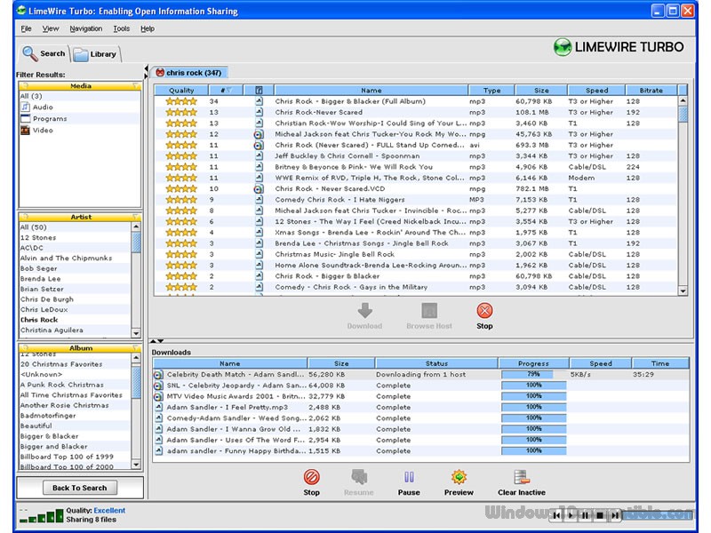 LimeWire Turbo 6.9.0 Free download